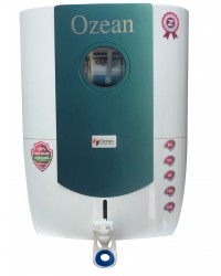 Ozean 12 LTR Alkaline RO+UV+UF+TDS Water Purifier For Home Green