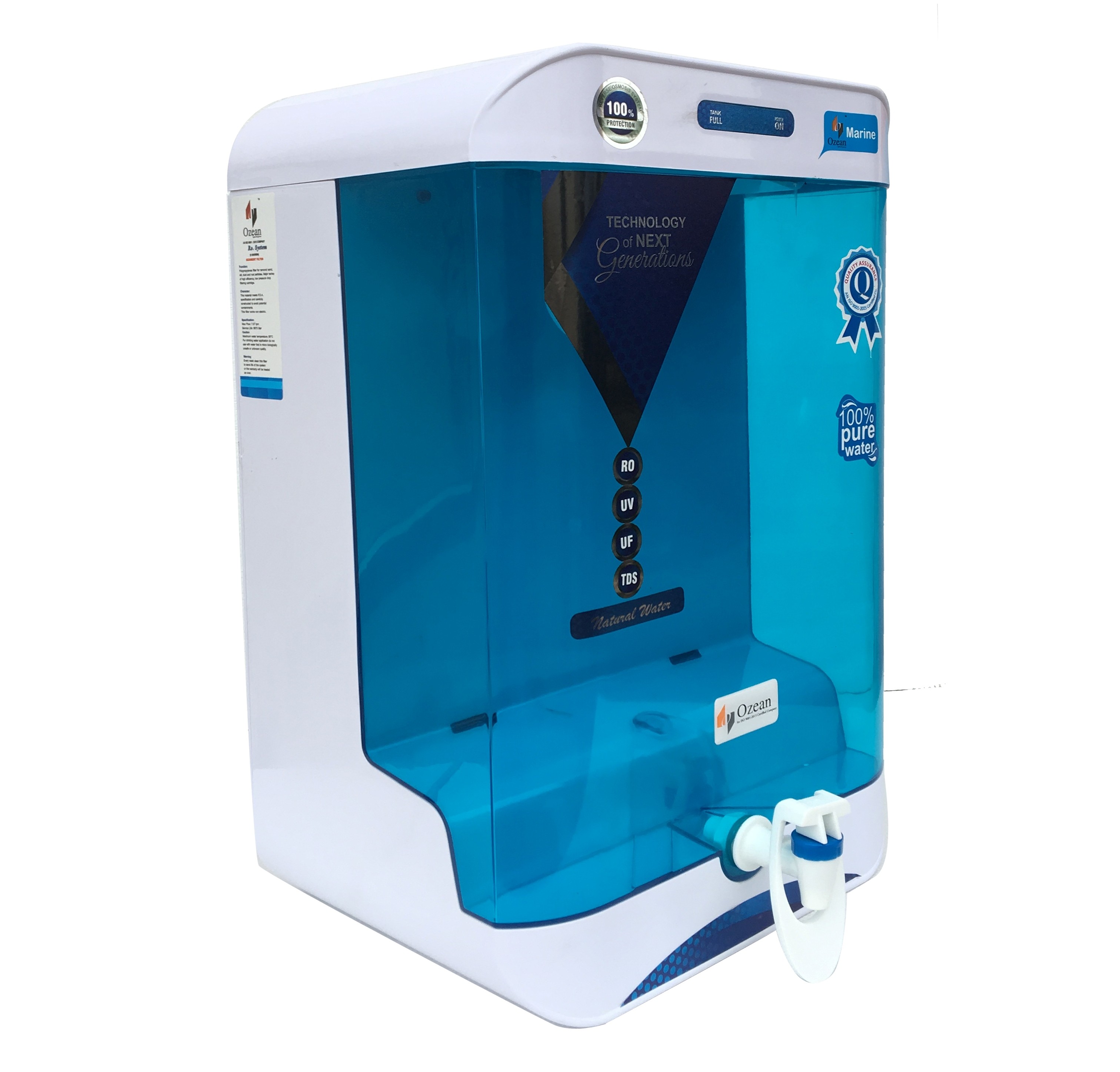 Buy Marine RO UV Mineral Electric Water Purifier OzeanRO